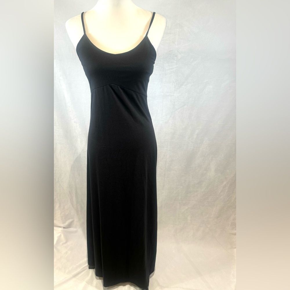 Black empire waist maxi dress size XS NWOT